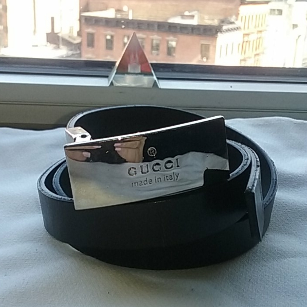 GUCCI Vintage Leather Belt - Picture 5 of 9